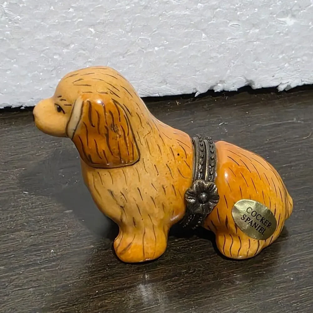 Ganz Cocker Spaniel Ceramic/Porcelain Dog Mini Figurine 3
